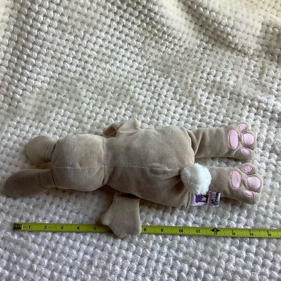 MANHATTAN TOY Plush Bunny Rabbit Hand Puppet Stuffed Animal Toy - Picture 10 of 11